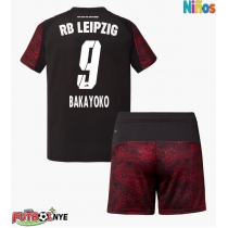 Camiseta RB Leipzig Johan Bakayoko #9 Tercera Equipación para niños 2025-26 manga corta (+ pantalones cortos)